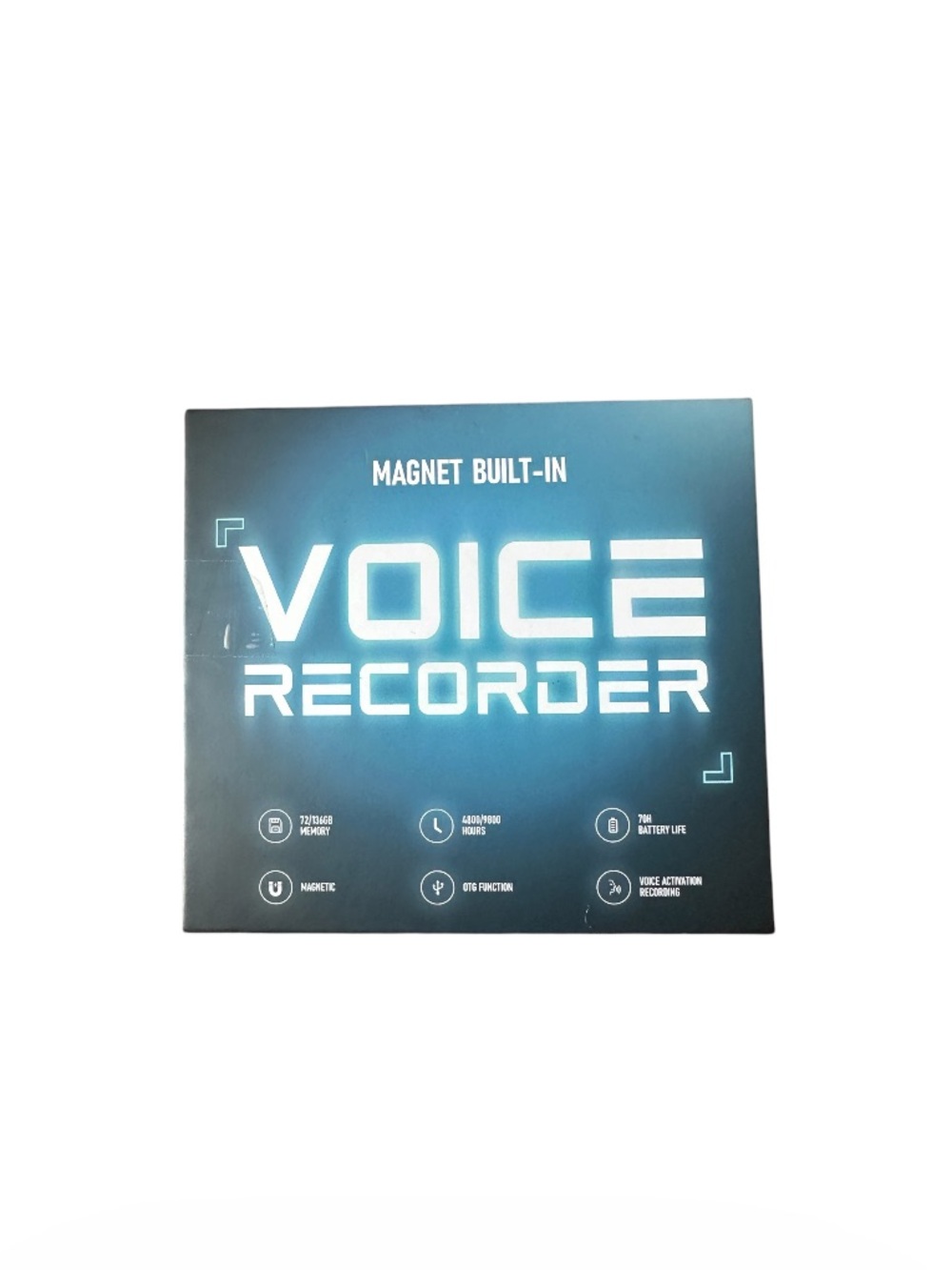 Voice Recorder With Playback For Lecture Meeting, Digital Voice Recorder Black
